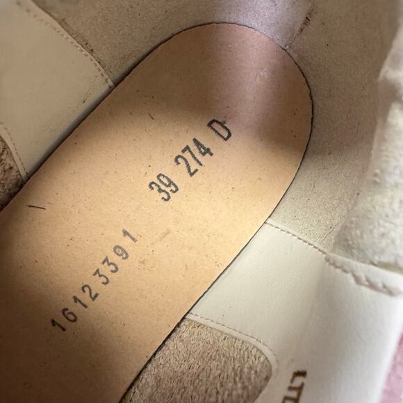 Golden Goose Red Pink Superstar Bicolor Suede Low Top Lace Up Sneakers Womens 9 - Picture 9 of 10